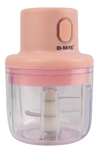 Mini molinillo eléctrico de ajo y cebolla, procesador USB inalámbrico, color rosa, 5 V