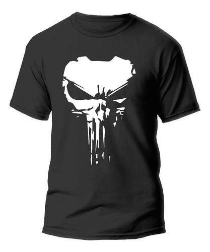 Polera Estampada The Punisher Ambos Lados