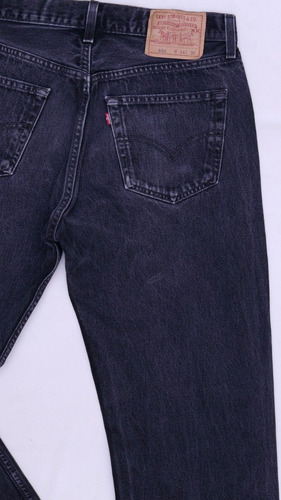 Pantalon Levis Negro 501 Made In Usa Usado Talla 32-34 1990