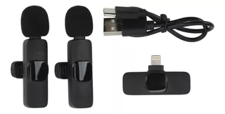 Microfono Inalambrico 2 Microfonos Compatible iPhone