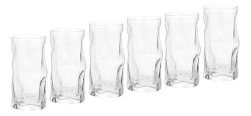 Bormioli Rocco Sorgente 15.5 Oz. Vasos Enfriadores, Juego De