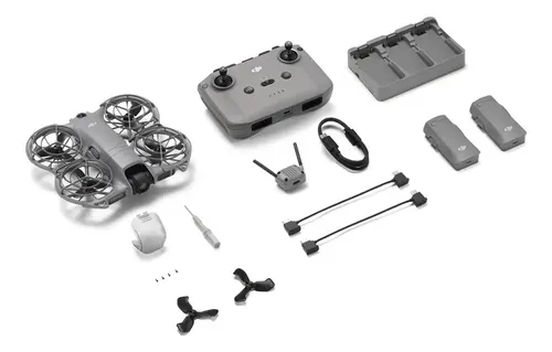 Drone Dji Neo 2 Fly More Combo Controle S Tela Cinza