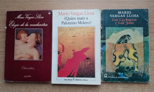 Elogio De La Madrastra Y  2 Libros Más De Mario Vargas Llosa