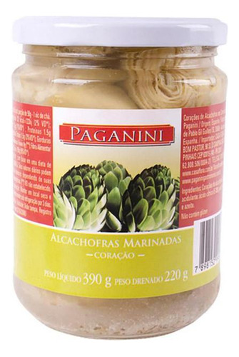 Coração De Alcachofra Marinado Paganini 240g