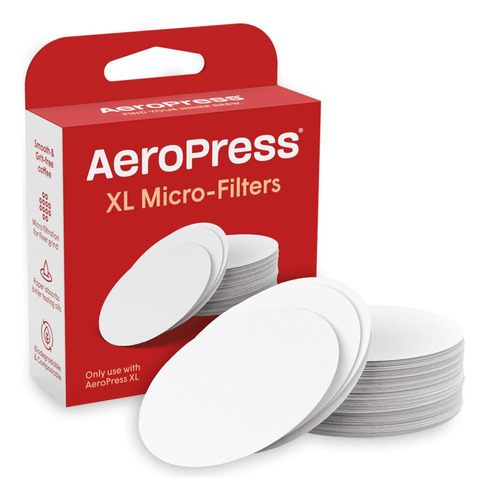Paquete De Filtro De Reemplazo Aeropress Xl - Microfiltros P
