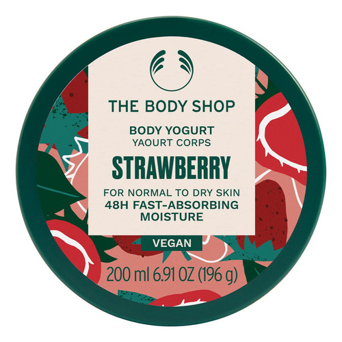 The Body Shop Yogur Corporal De Fresa, Absorbe Instantánea.