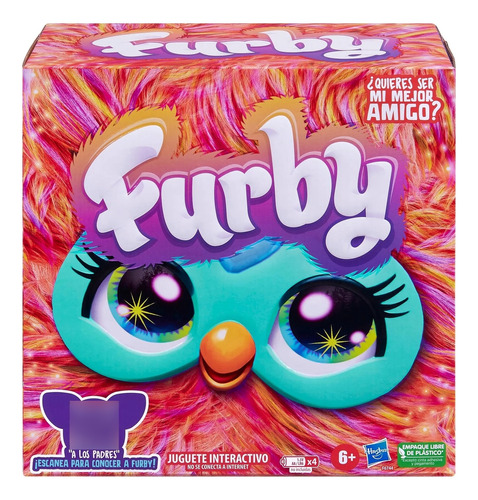 Furby Peluche Coral Interactive