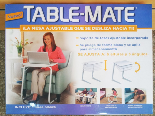Imagen 4 de 10 de Mesa Multiuso Plegable Liviana Ideal Original Table Mate Tfk