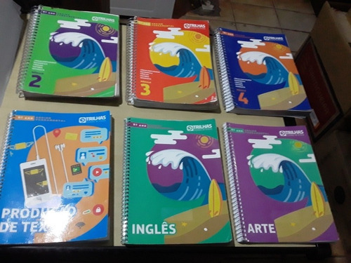 Livros Trilhas Sistema De Ensino 9º Ano - 06 Volumes