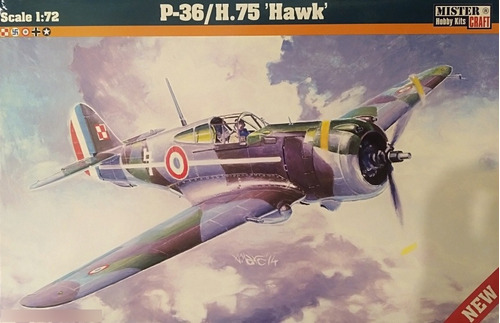 P-36/h.75 Hawk  1 :72 Mistercraft D214 Milouhobbies 