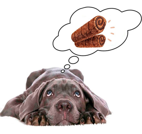 Imagem 3 de 5 de Petisco Canino Carne Petitos Beef Roll Cães 20g Muito Rechei