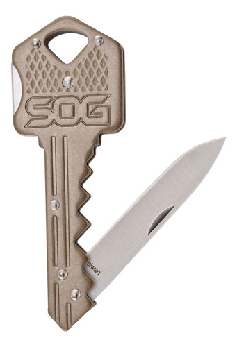 Cortaplumas Sog Key Knife Plateada.