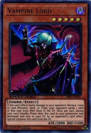 Yugioh! Vampire Lord - Sbsc-en007