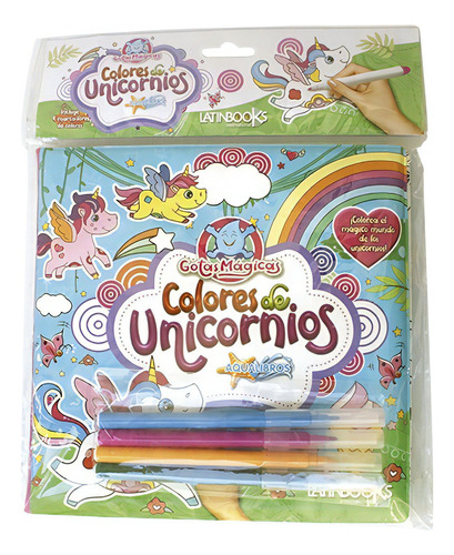 Colores De Unicornios- Gotas Magicas, De Varios Autores. Editorial Latinbooks, Tapa Blanda En Español