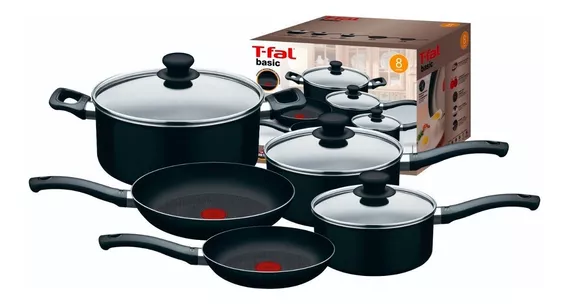 Batería De Cocina Tefal Basic 8 Piezas