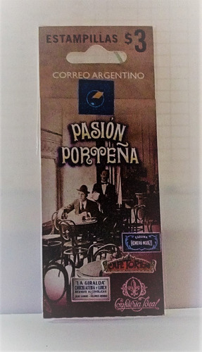Carnet Chequera Pasión Porteña Facial 3 Mint 99 #444/6/7 #pc (Usado)
