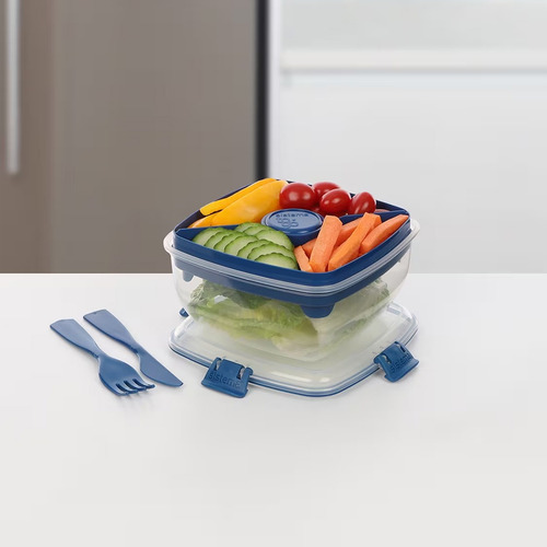 Taper Hermético Sistema To Go Ensaladas 1,1 L