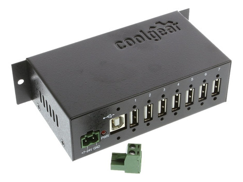 Coolgear Usb 2.0 7-port Hub Con Proteccin Contra Sobretensio