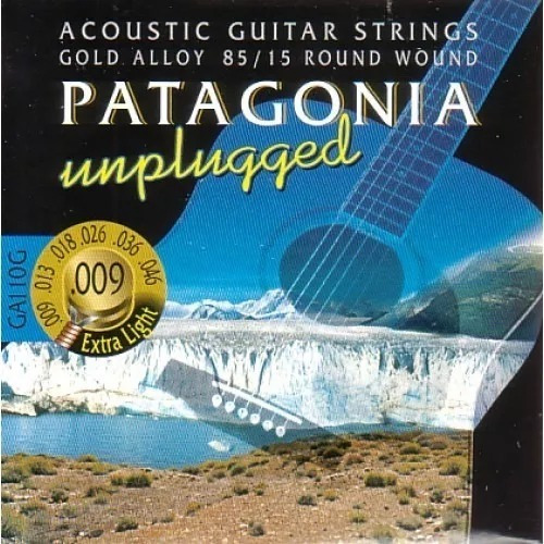 Encordado Acustica Patagonia Unplug.009 Extra Light Ga110g