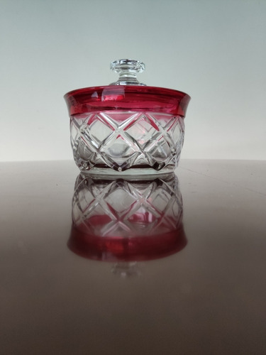 Desapegadoc Bomboniere Indiana Glass Eua Ruby Vintage 80 Vtg