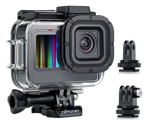 Soonsun Funda Impermeable 196.9 Ft Para Gopro Hero 10 Negro