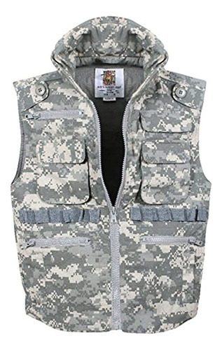 Rothco Kids Ranger Vest, Acu Digital Camo, Small