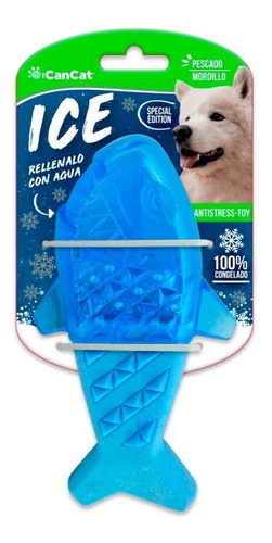 Juguete Rellenable Para Perros Cancat Ice Pescado Congelado