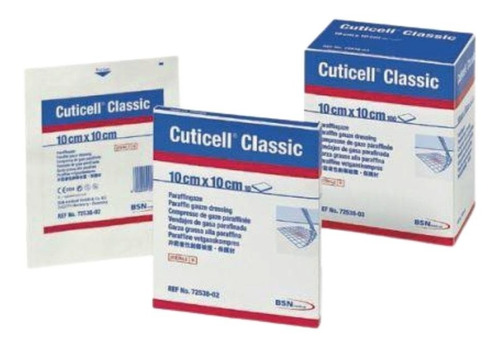 Cuticell Classic  10cm X 10cm (gasa Parafinada - 5un)