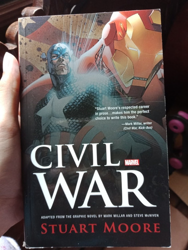 Libro Novela Civil War Marvel De Stuart Moore