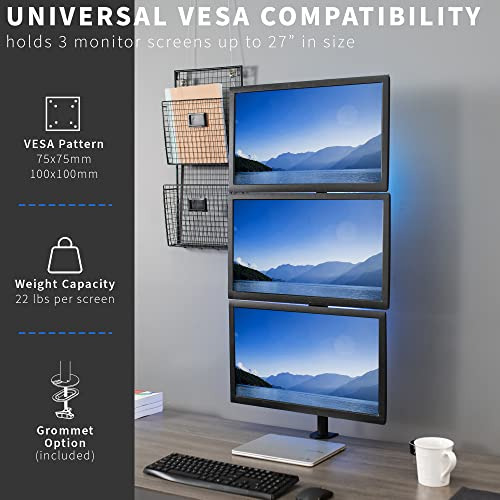Monitor De Pantalla Lcd Triple Vivo Soporte De Computadora S