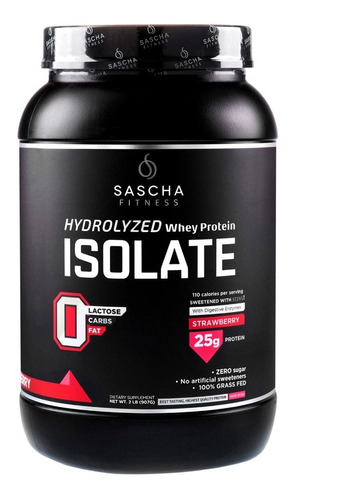 Proteína Sascha Fitness Isolate 