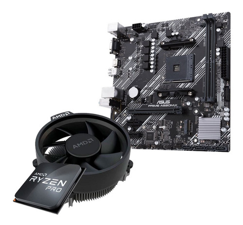 Combo Actualizacion Asus A520m-k + Ryzen 5 Pro 4650g Oem