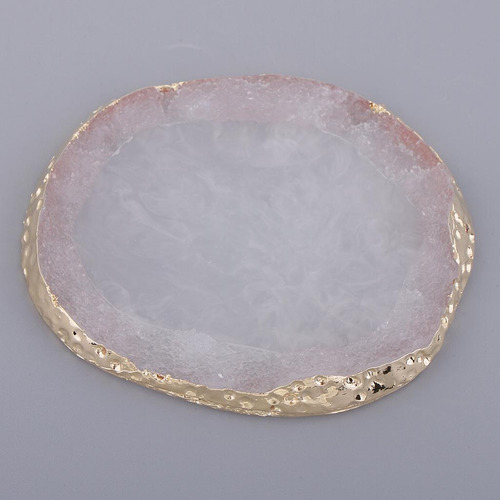 Rebanada De Imitada Con Borde Dorado De 2 Piezas: De Taza De