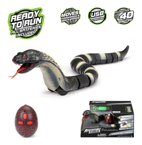 Serpiente Cobra Control Remoto Radio Control Infra Rojo