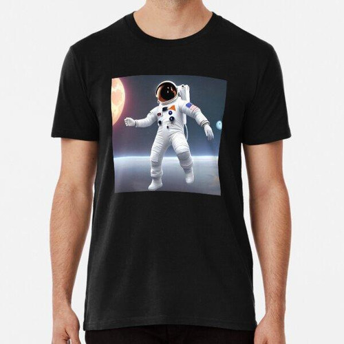 Remera ¡astronauta Flotando En El Espacio! Algodon Premium