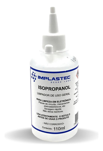 Alcool Isopropilico 110ml C/bico Aplicavel