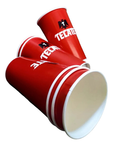 Vaso Desechable Encerado Tecate Michelad 200 Pz 44oz 1300ml