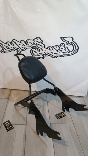 Respaldo Sissy Bar Harleydavidson Sportster Quitapon Negro