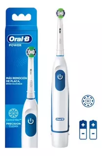 Oral-B Pro-Salud Power cepillo de dientes eléctrico con pilas color blanco y azul