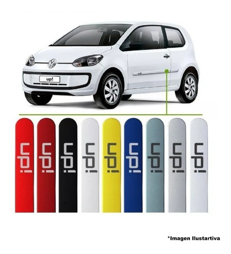 Juego Molduras Vw Up Personalizadas Gris