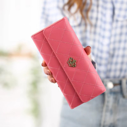Cartera Bordada Con Forma De Corona, Tarjetero Y Monedero Pa