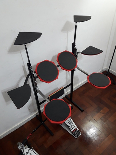 Imagen 6 de 8 de Batería Muda De Practica Silenciosa Demon 9 Pads Fabricantes