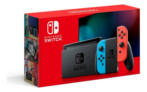 Nintendo Switch Con Joy Con Neon/azul Neon/rojo