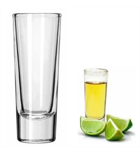 6 Pieces 60ml Vaso Tequilero De Vidrio Fiestas Bar Vessel