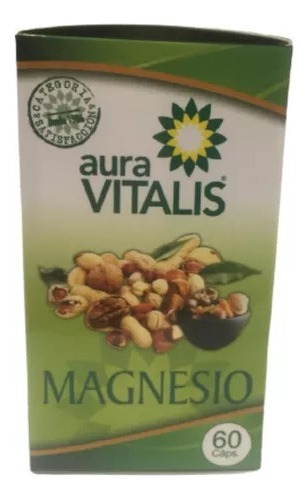 Magnesio 60cap Aura Vitalis Sabor Propio