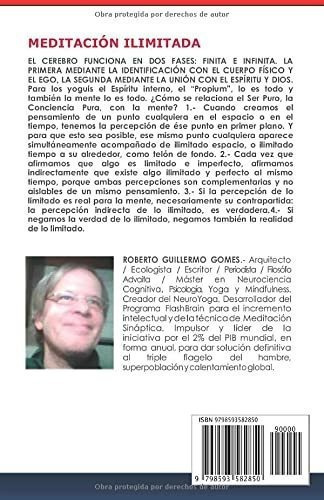 Meditacion Ilimitada El Cerebro Funciona En Finito., De Gomes, Roberto Guille. Editorial Independently Published En Español