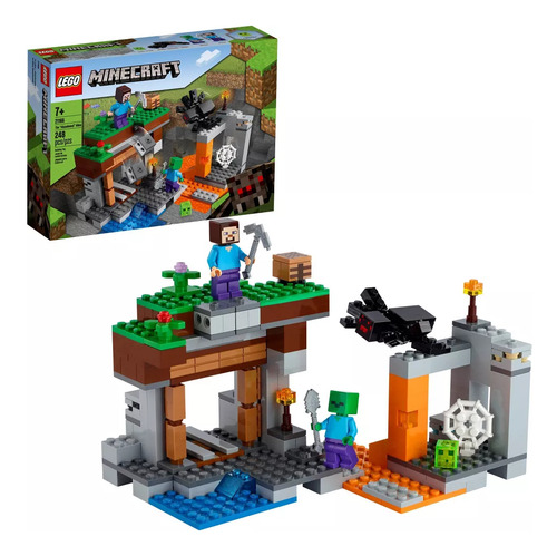 Set Lego Minecraft La Mina Abandonada Con Figuras