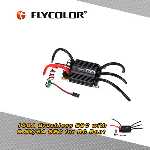 Velocidad Electrónica Sin Escobillas 150a Esc Flycolor A Pru