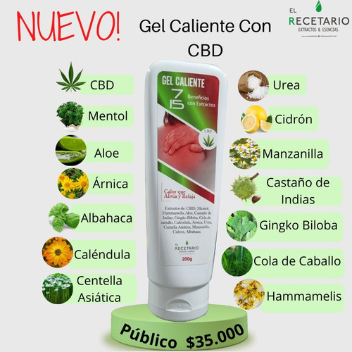 3 Gel Caliente 715 Múscari Por 200gr $8 - g a $192