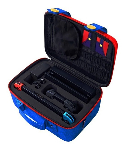 Maleta De Viaje Ax50 Mario Bros Voltedge Consola Switch